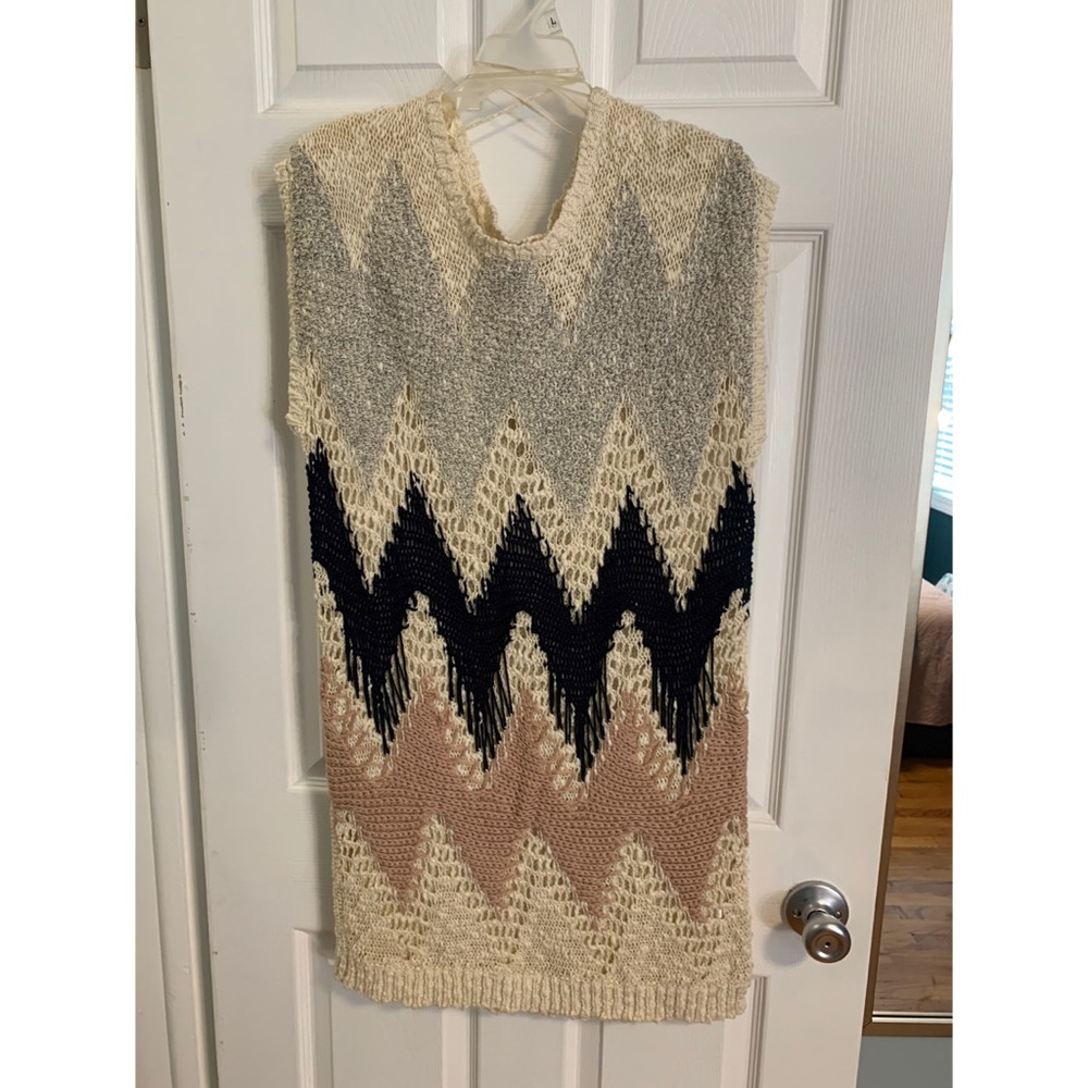 Sleeveless Sweater Dress / Tunic - Size M
